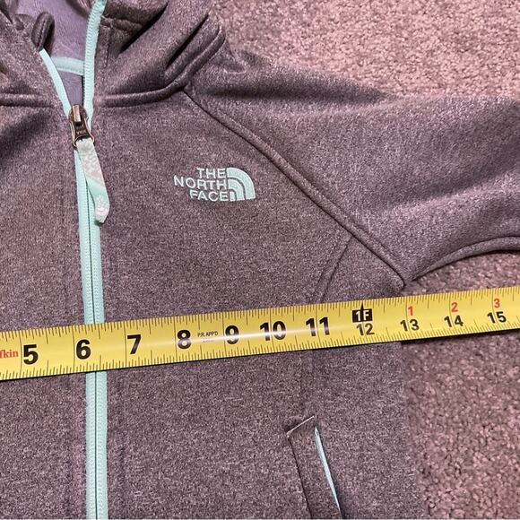 NORTH FACE Girls' Banderitas Full-Zip Jacket XS 6 Grey Heather - Picture 10 of 11